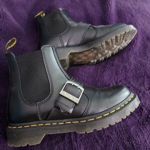 Dr. Martens 2976 Buckle Pull Up Leather Chelsea Boot